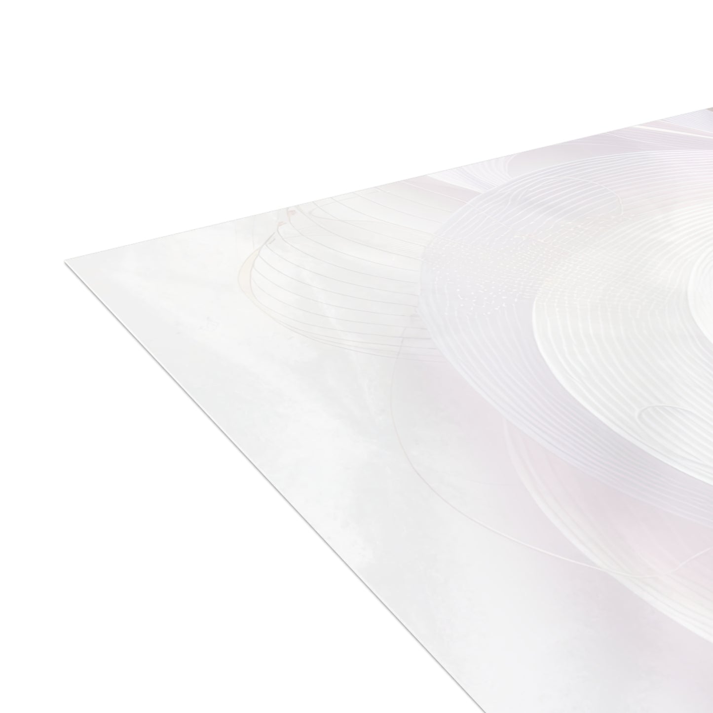 Close-up detail of the Strength Within card highlighting soft sculptural curves and fluid lines, symbolizing inner strength and emotional depth.