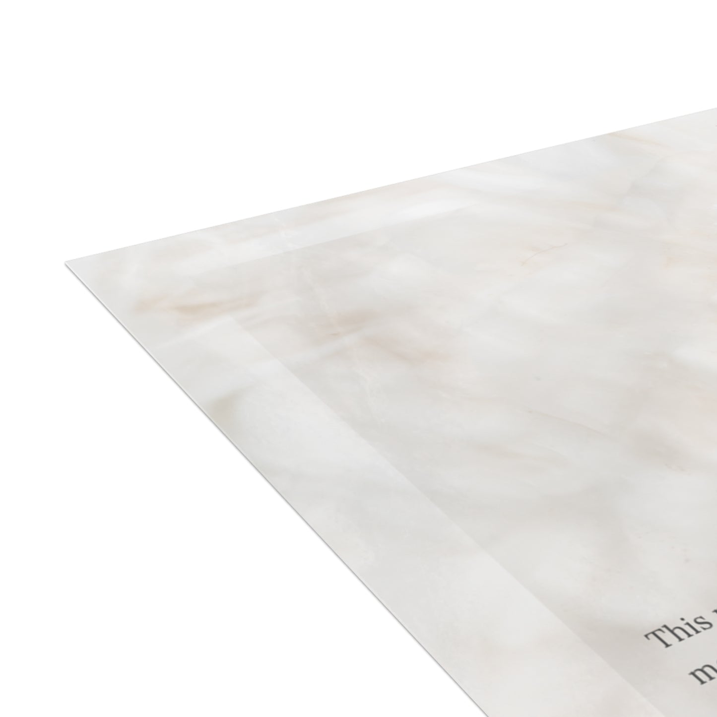 Close-up of the Tiniest Traveler baby card showing paper texture and gentle cotton-shell background—highlighting print quality and minimalist elegance.