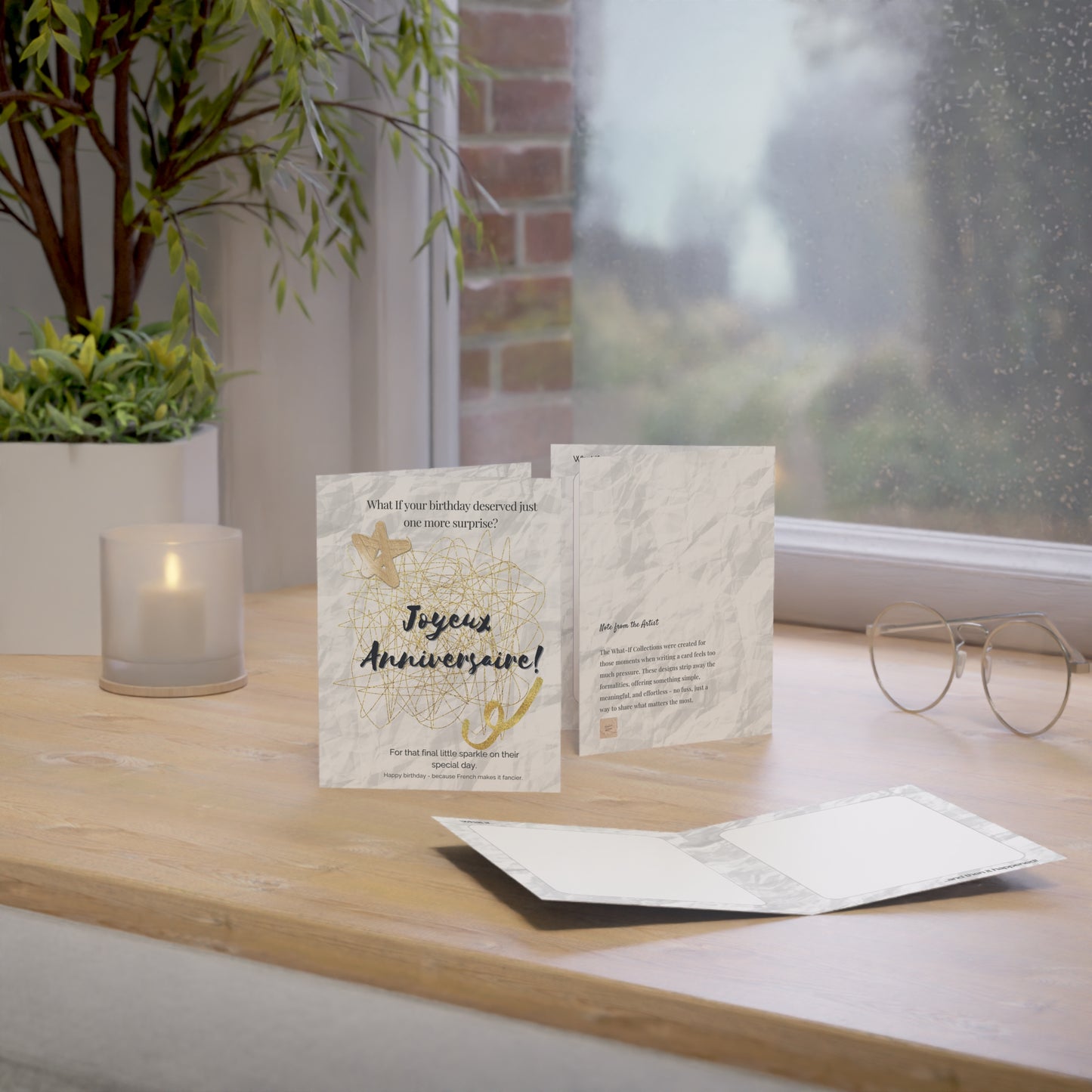 Birthday Card - Joyeux Anniversaire | What-If Series