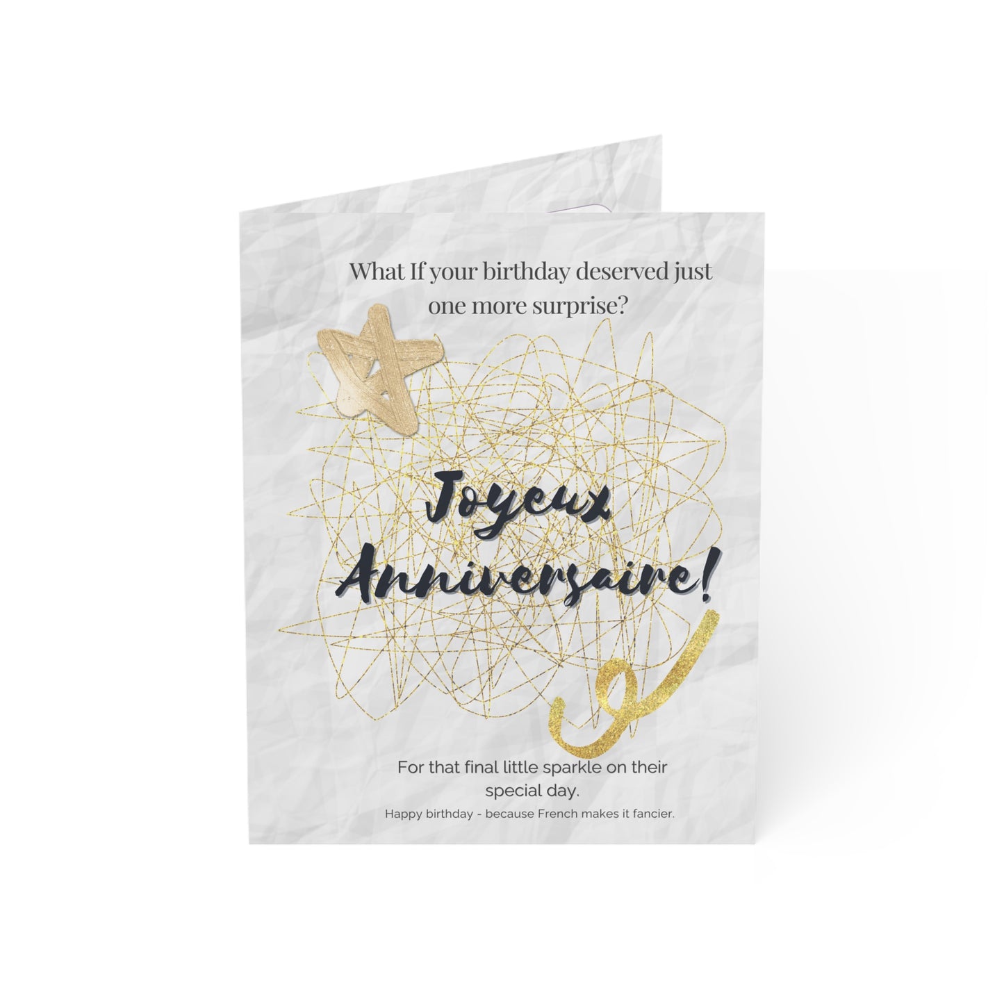 Birthday Card - Joyeux Anniversaire | What-If Series