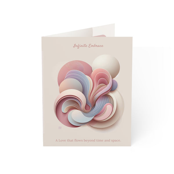 Infinite Embrace - Mother Figure Card | Fluid Abstract Greeting Card