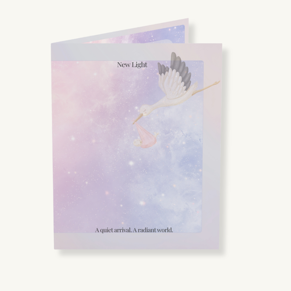 New Light | Baby Arrival Art Card