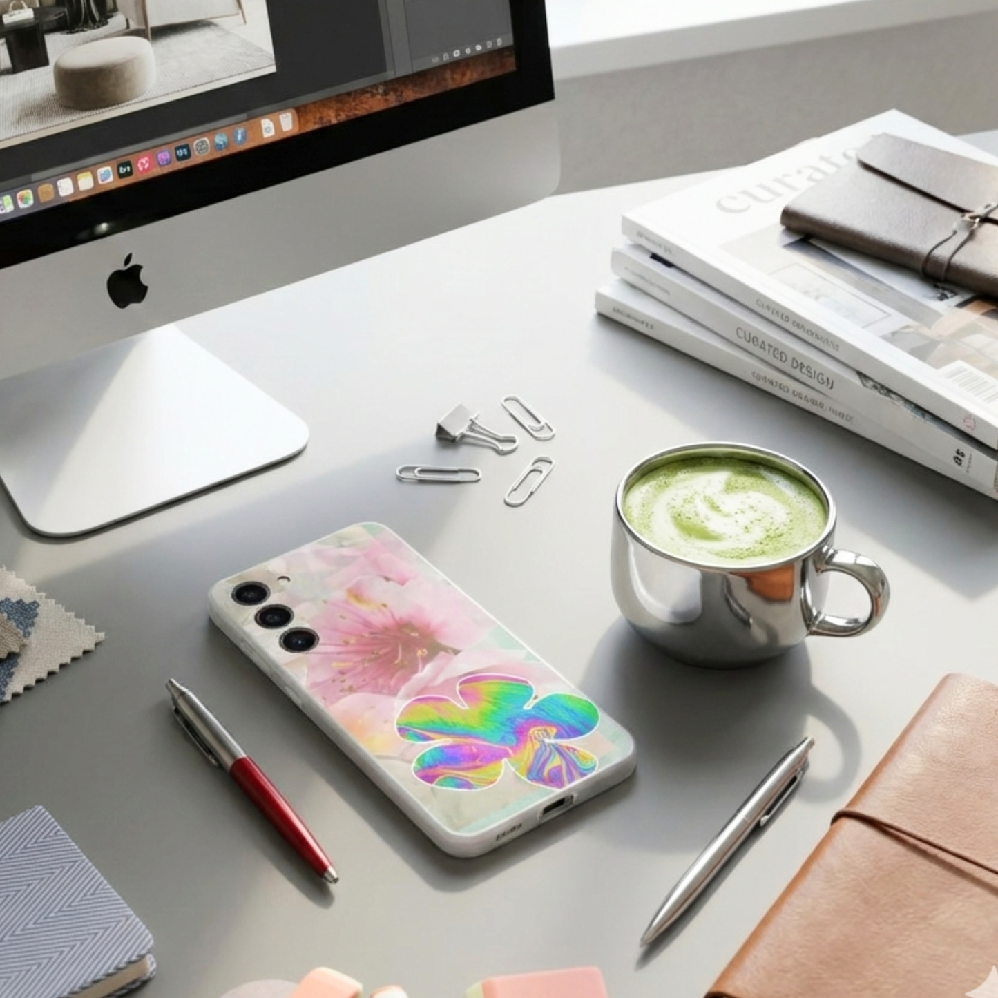 Frosted Floral Samsung Phone Case for Everyday Protection | Bloom, Baby, Bloom!