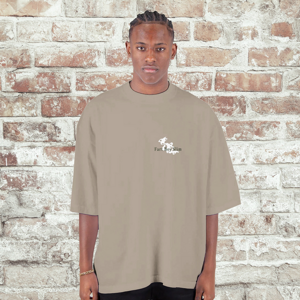 Fart Boy Slim Oversized Tee | Funny Minimalist Streetwear Shirt