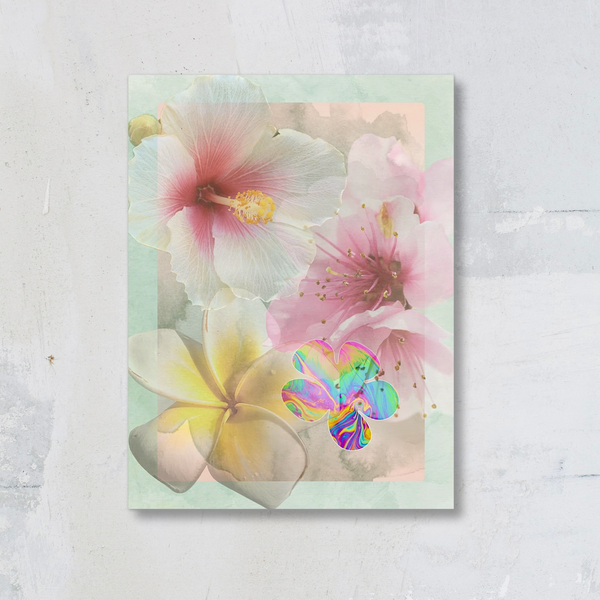 Floral Dreamscape | Surreal Botanical Wall Art Poster
