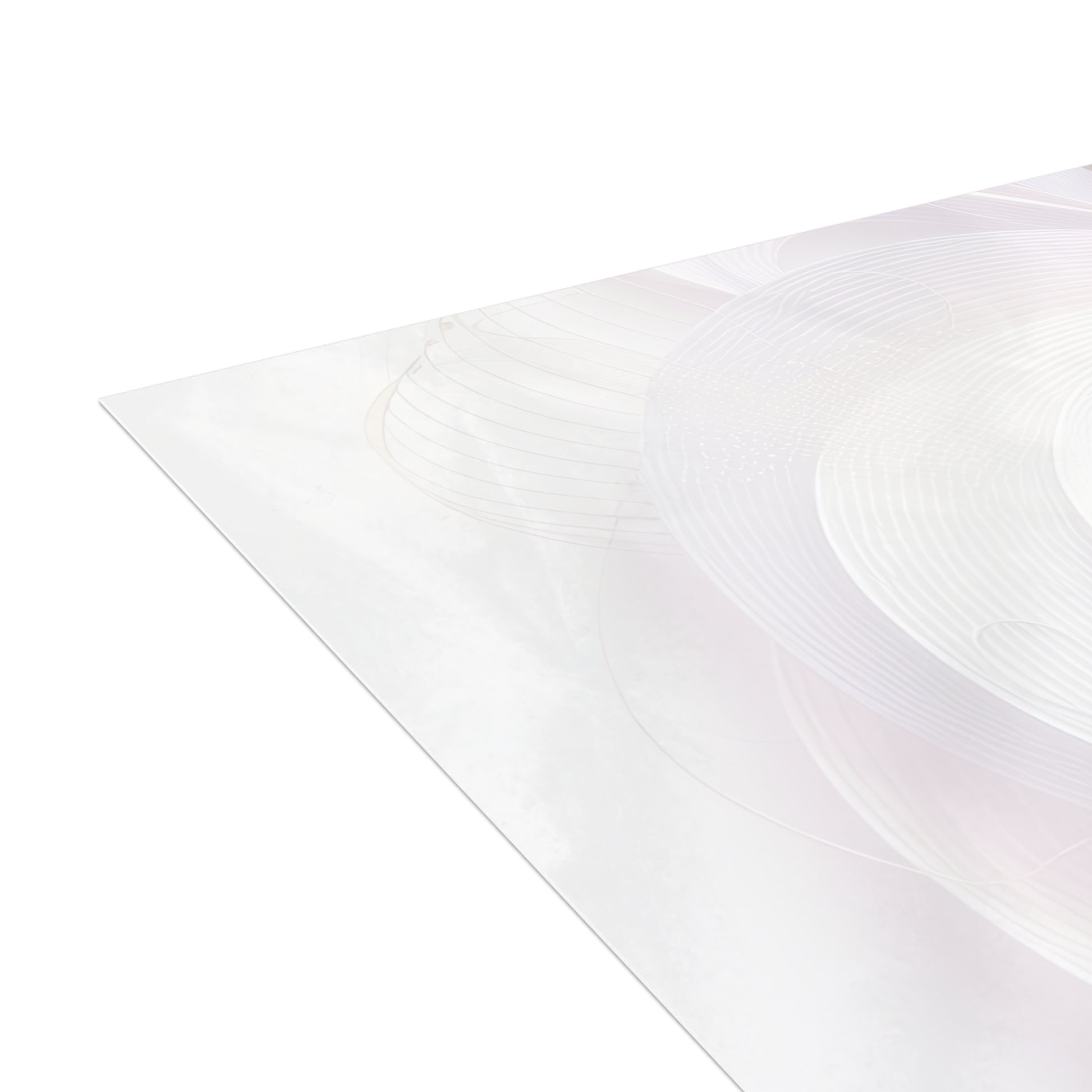 Close-up detail of the Strength Within card highlighting soft sculptural curves and fluid lines, symbolizing inner strength and emotional depth.
