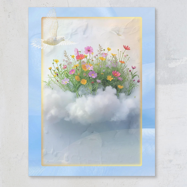 Surreal Botanical Wall Art Print | The Garden of Dreams