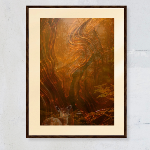 Whispers of Fall | Surrealist Forest Wall Art
